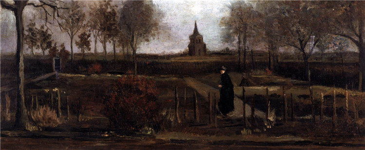 The Parsonage Garden At Nuenen Van Gogh Oil Painting